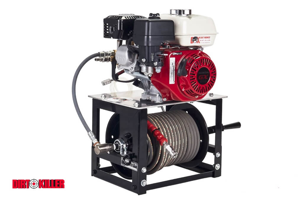 Dirt Monkee Lil Feller Pressure Washer – 2.5 GPM @ 2700 PSI – Honda GX200 – PN 9800448