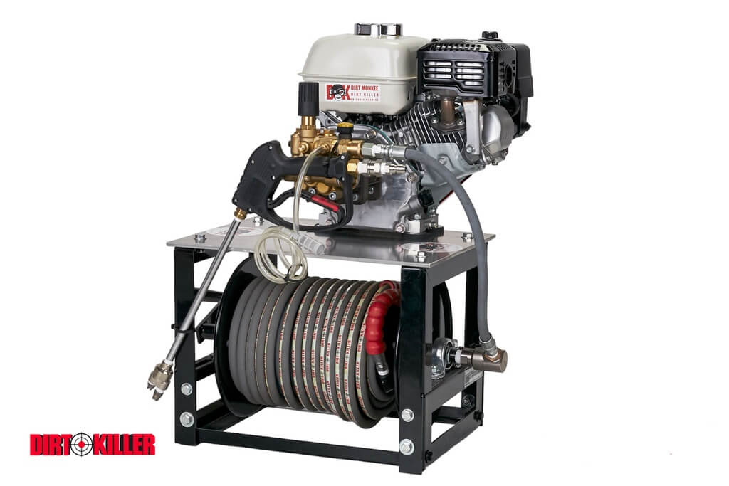 Dirt Monkee Lil Feller Pressure Washer – 2.5 GPM @ 2700 PSI – Honda GX200 – PN 9800448