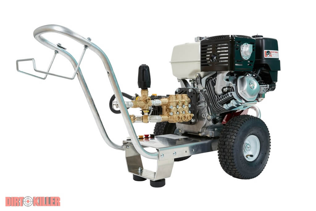 Dirt Monkee Electric Start Pressure Washer – Honda GX390 – 5 GPM @ 3000 PSI – DM-EHC390C53 – PN 98006631-E
