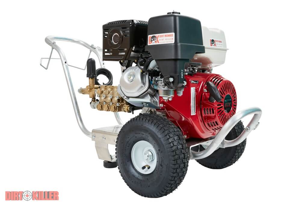 Dirt Monkee Honda GX390 Pressure Washer – Comet Pump – 4 GPM @ 4000 PSI – DM-HC390C44 – PN 9800665