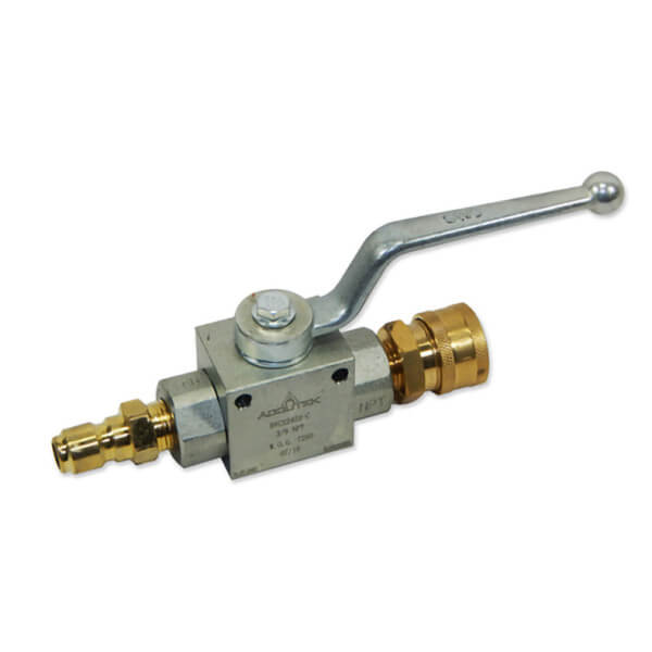 ABV038-BKH Ball Valve Assembly – 7000 PSI w/ Standard Quick Connects