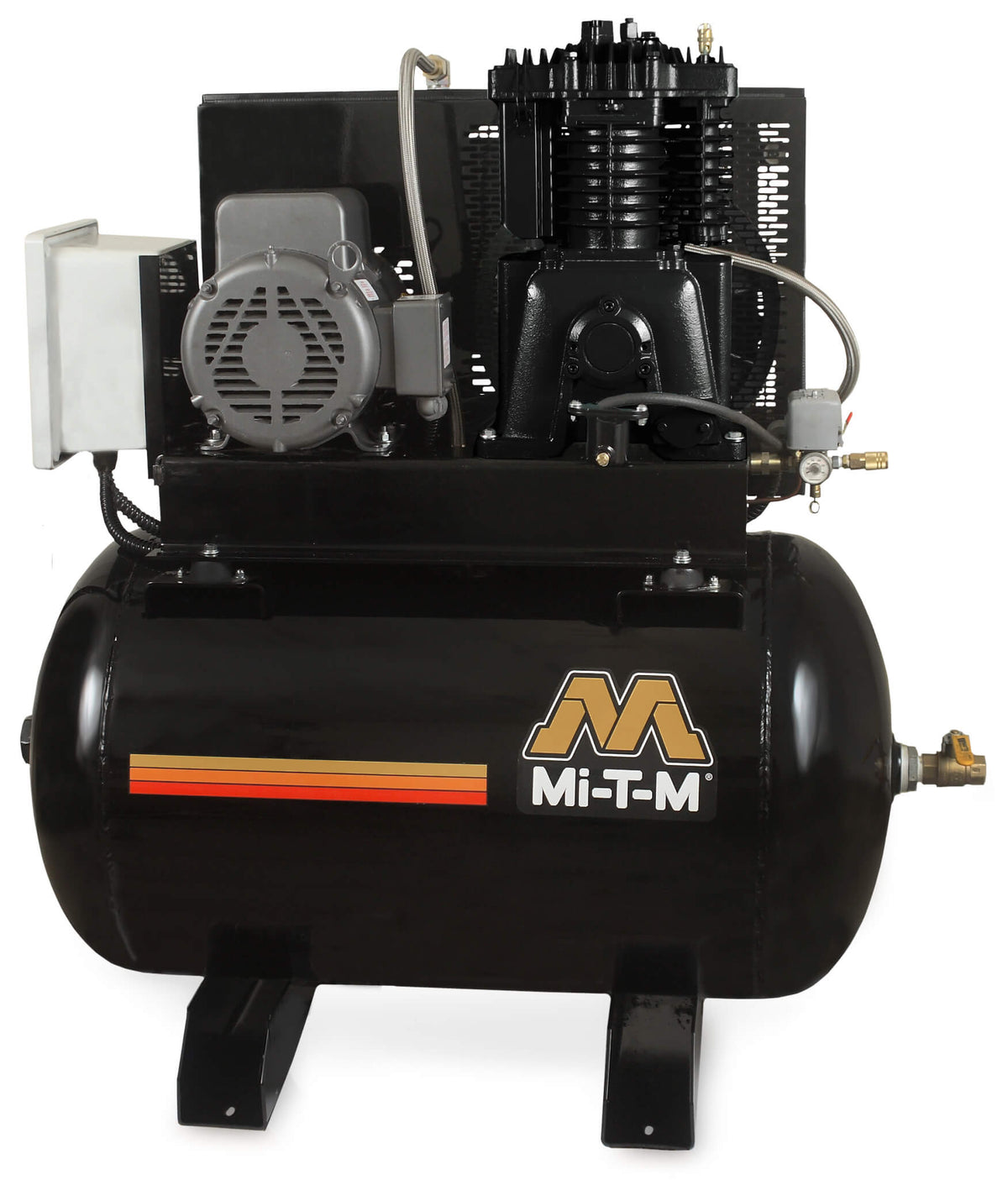 Mi-T-M M-Series Simplex Two-Stage Horizontal Air Compressor – 7.5 HP ...
