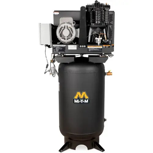 M Compressor Mi-T-M ACS M-Series Simplex Two-Stage Vertical Air Compressor – 7.5 HP ...