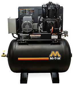 Mi-T-M ACS M-Series Simplex Two-Stage Horizontal Air Compressor – 7.5 ...