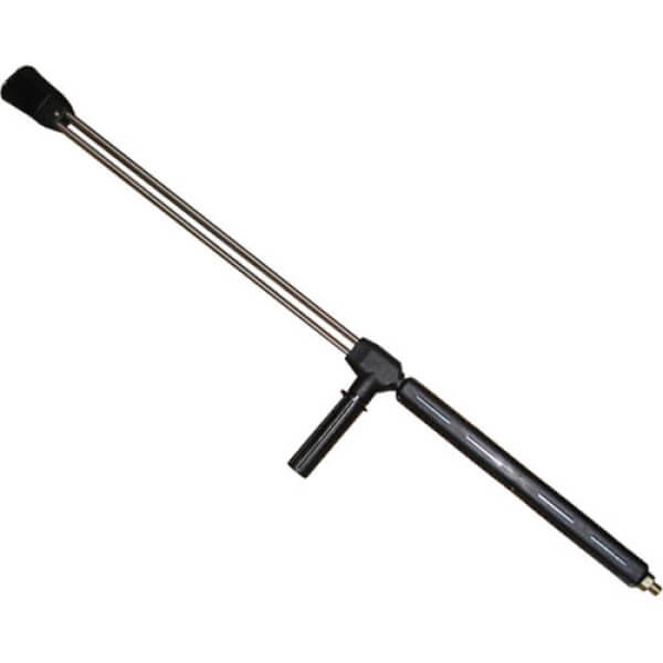 Pressure-Pro AL344 40" Stainless Steel Dual Lance w/ Vented Grip – 10.5 GPM, 4000 PSI, 300°F