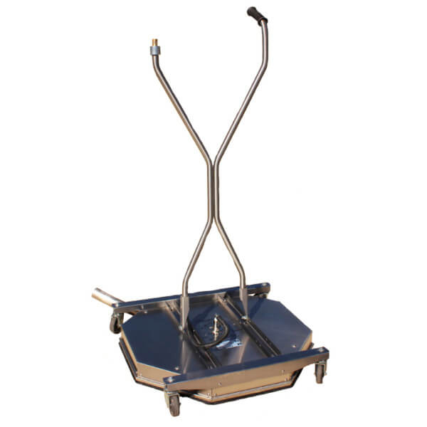 Hydro Tek ANTV5 Water Recovery Vacuum Hydro Twister Surface Cleaner – 4 Casters w/ Wishbone Handle
