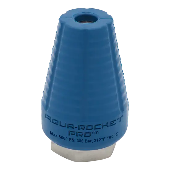 Hydra-Flex Aqua Rocket Turbo Pressure Washer Nozzle – 6.0 Orifice 4000 PSI Rotating Nozzle