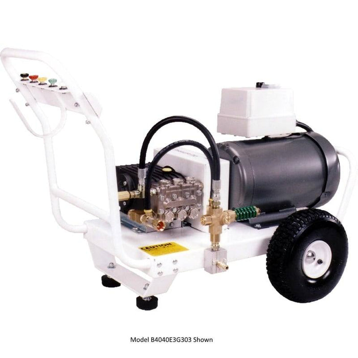Pressure-Pro B4040E3G403 Electric Pressure Washer – 4.0 GPM @ 4000 PSI, 15 HP, 230V Three Phase, HP4040 Pump