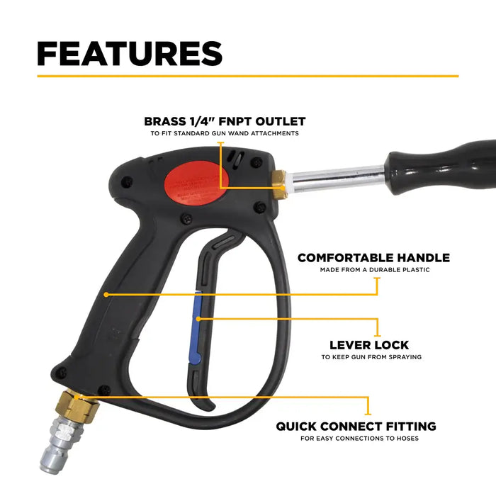 BE Power 27.5" Flex Wand Assembly with Weeping Spray Gun