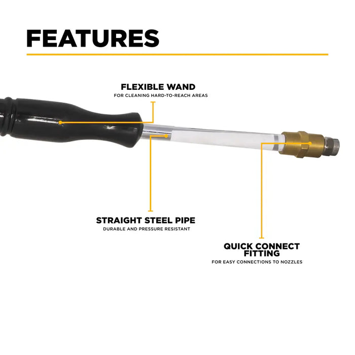 BE Power 27.5" Flex Wand Assembly with Weeping Spray Gun