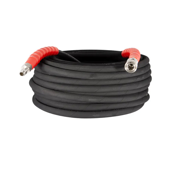 100' 6,000 PSI 3/8" Rubber Pressure Washer Hose