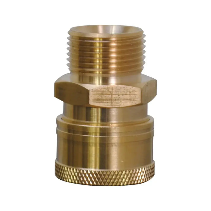 Male M22 x 3/8" MNPT Brass Coupler