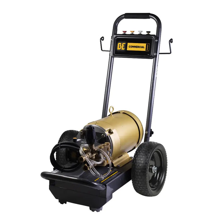 BE Power 2,700 PSI 3.5 GPM Electric Pressure Washer – Baldor Motor, AR Triplex Pump (B2775E3AHE)