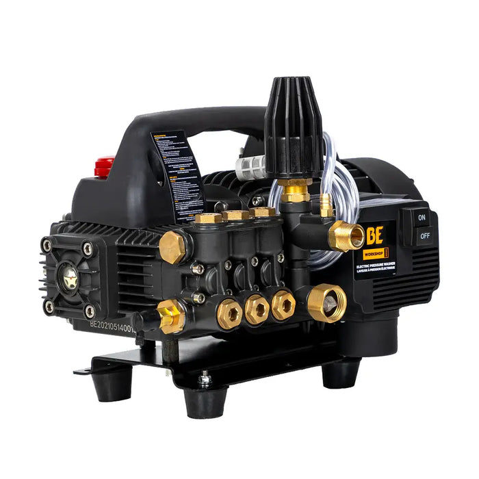 BE Power 1,500 PSI 1.6 GPM Portable Electric Pressure Washer – 1.5 HP (P1515EPN)