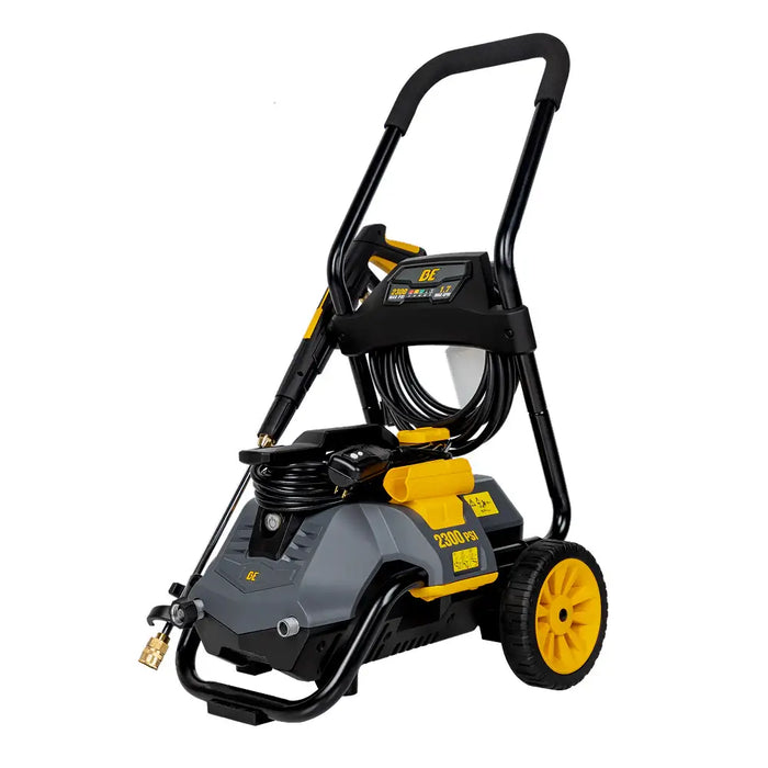 BE Power 2,300 PSI 1.7 GPM Electric Pressure Washer – Powerease Motor, AR Axial Pump (P2314EN)
