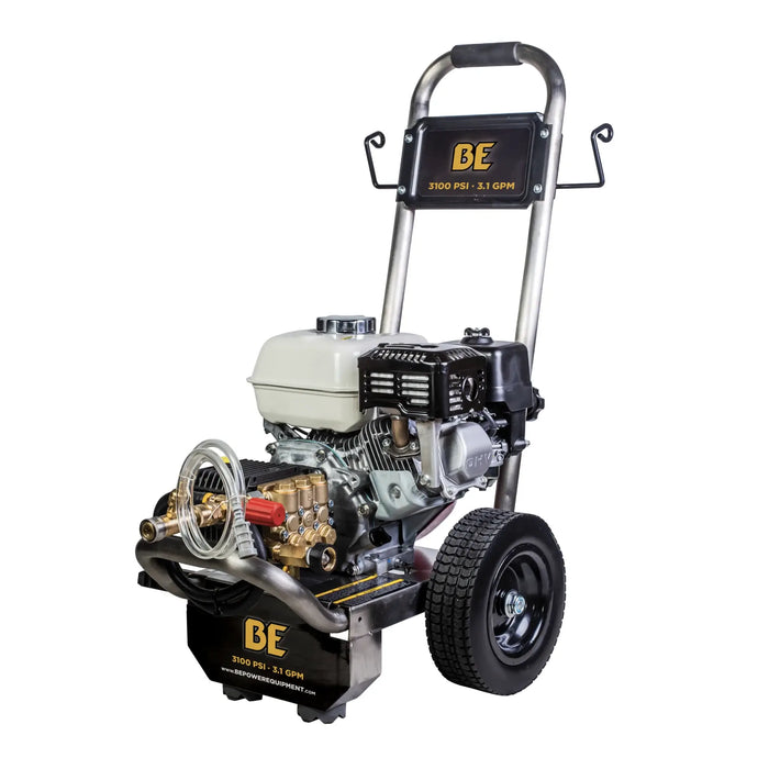 BE Power 3,100 PSI 3.1 GPM Gas Pressure Washer – Cold Water (B3165HSGS)