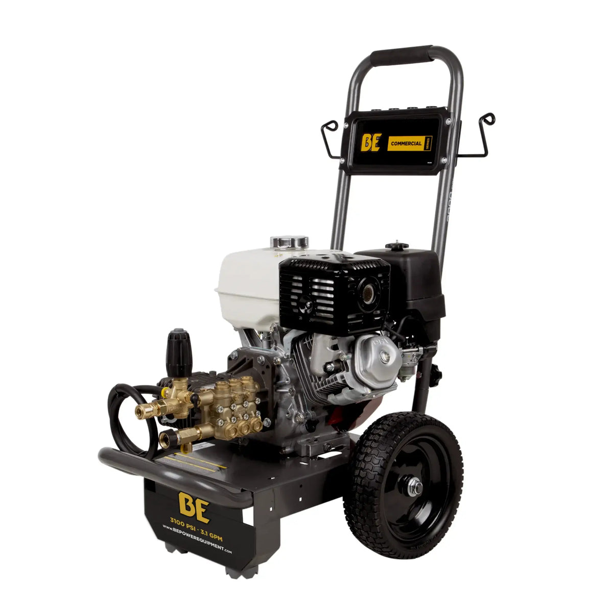 BE Power 3,200 PSI 5.2 GPM Gas Pressure Washer – Cold Water (B3213HCS ...