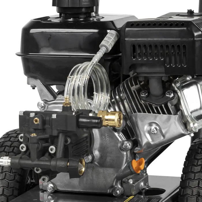 BE Power 3,400 PSI 2.5 GPM Gas Pressure Washer – Cold Water (B3475PX)