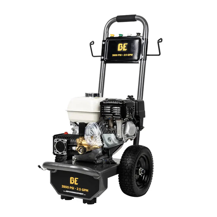 BE Power 3,800 PSI 2.5 GPM Gas Pressure Washer – Cold Water (B3865HA)
