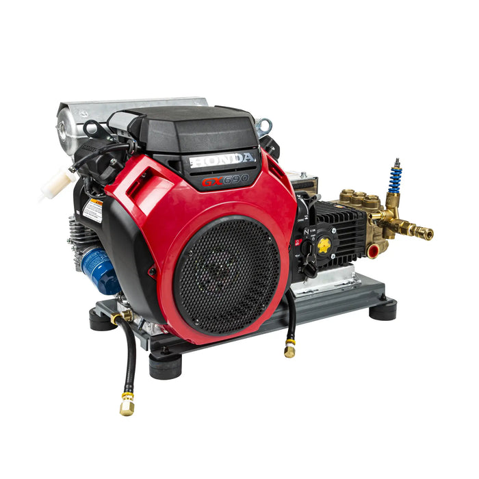 BE Power 4,000 PSI 8.2 GPM Truck Mount Gas Pressure Washer – Cold Water (B4024HETBGS)