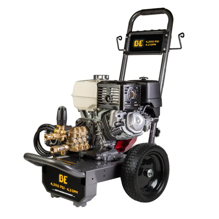 BE Power 4,200 PSI 4.0 GPM Gas Pressure Washer – Cold Water (B4213HC)