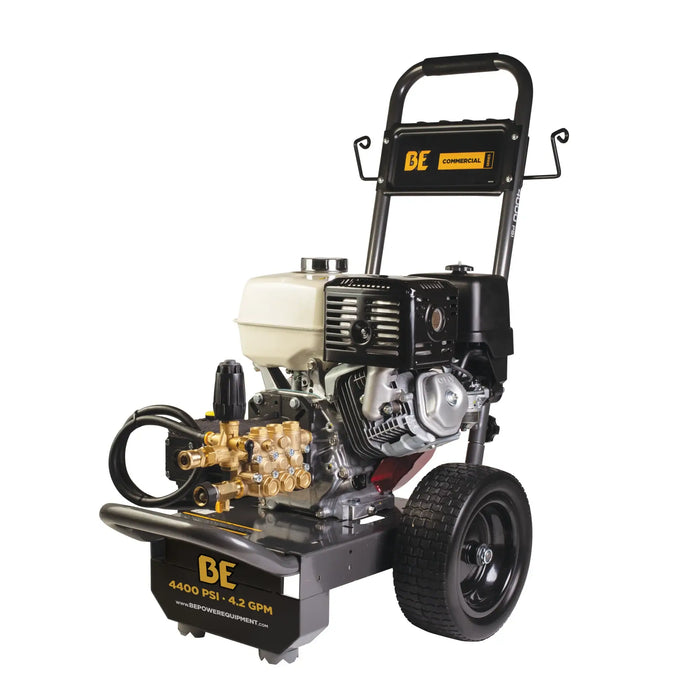 BE Power 4,200 PSI 4.2 GPM Gas Pressure Washer – Cold Water (B4213HGS)