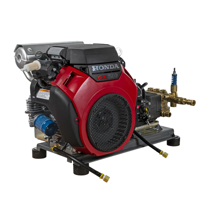 BE Power 4,200 PSI 8.5 GPM Truck Mount Gas Pressure Washer – Cold Water (B4224HETBAS)