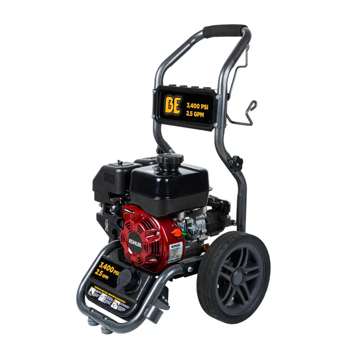 BE Power 3,400 PSI Cold Water Gas Pressure Washer, 2.5 GPM (BE3465KX)