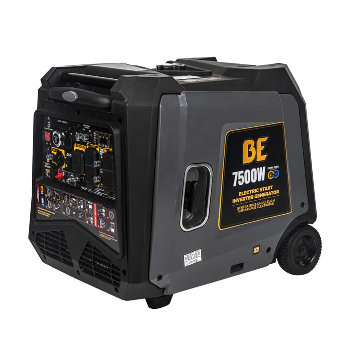 BE Power 7,500 W Dual-Fuel Digital Inverter Generator – BE7500ID