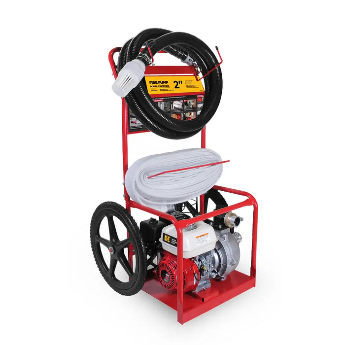 BE Power 2" Firefighting Water Pump – Honda GX200 Engine, 160cc Gas-Powered High-Pressure Pump for Fire Control, Irrigation & Emergency Water Transfer (98 PSI, 116 GPM)