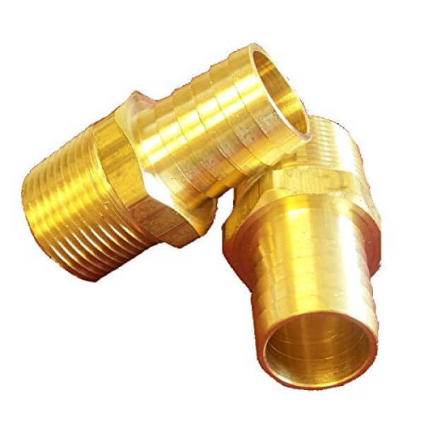 Pressure-Pro BM-1616 Brass Hose Nipple – 1" Barb x 1" MPT