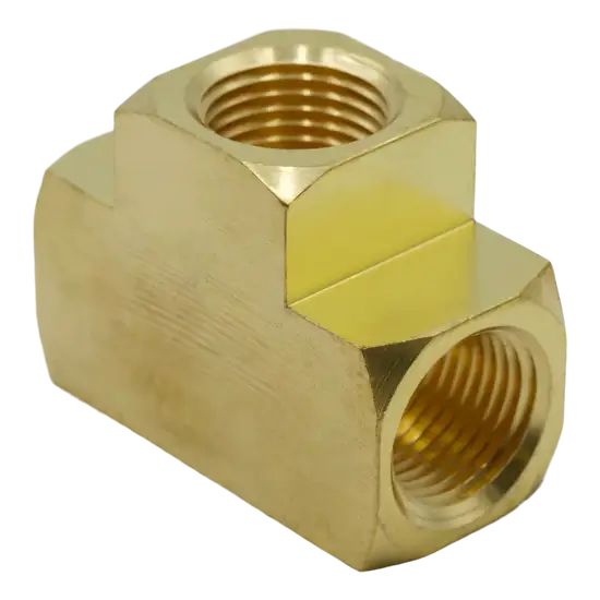 Brass Tee 3/8" – OEM Replacement Fitting