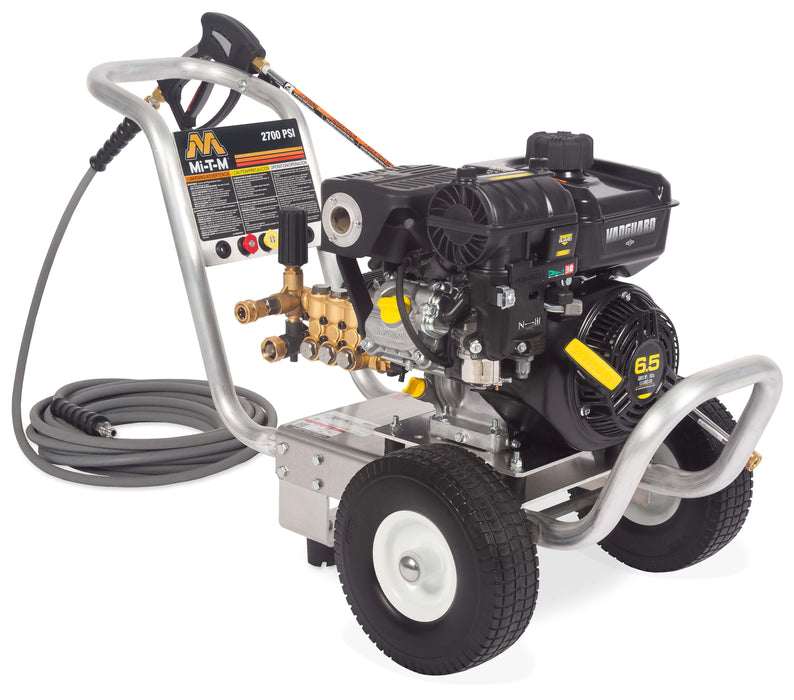 Mi-T-M CA Aluminum Series Cold Water Pressure Washer – CA-2703-1MMV, Gasoline Direct Drive