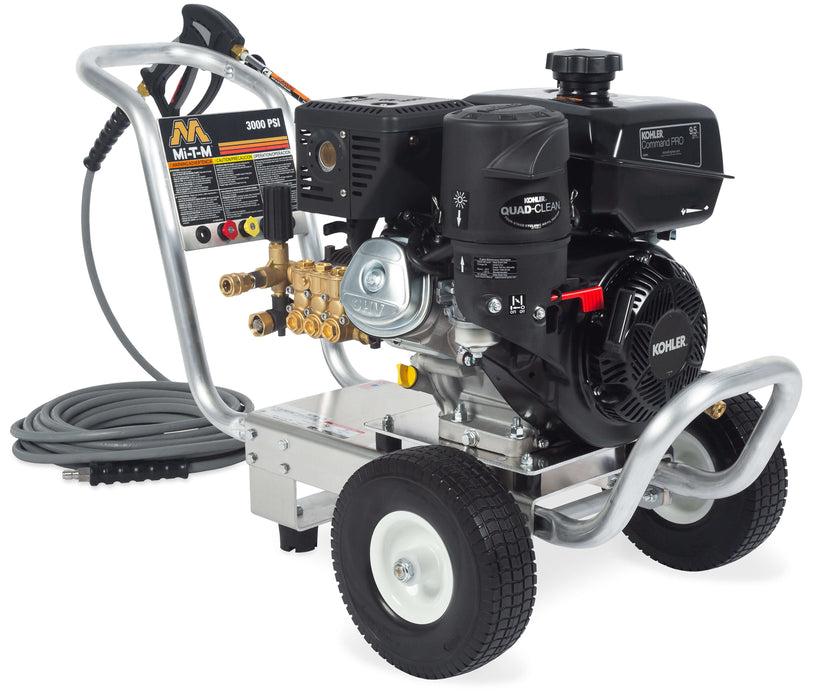 Mi-T-M CA Aluminum Series Cold Water Pressure Washer – CA-3003-1MAK, Gasoline Direct Drive