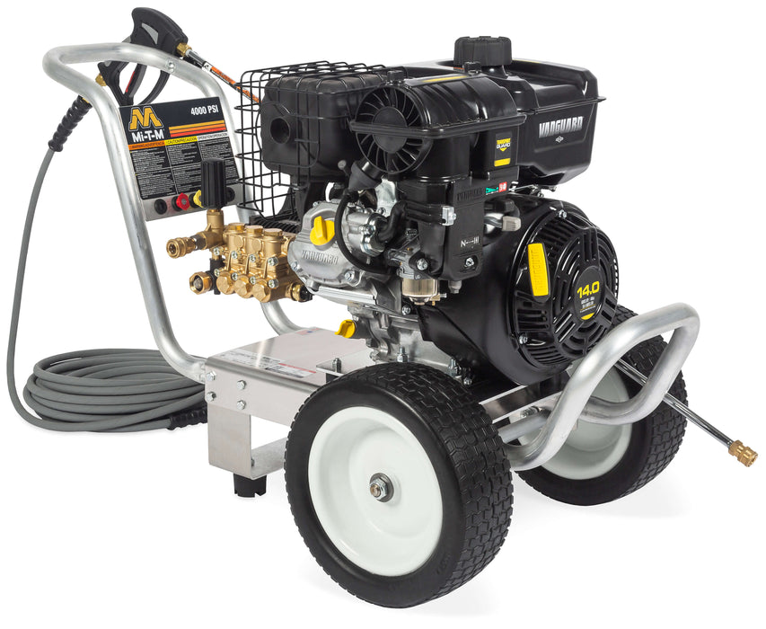 Mi-T-M CA Aluminum Series Cold Water Pressure Washer – CA-4004-1MAV, Gasoline Direct Drive