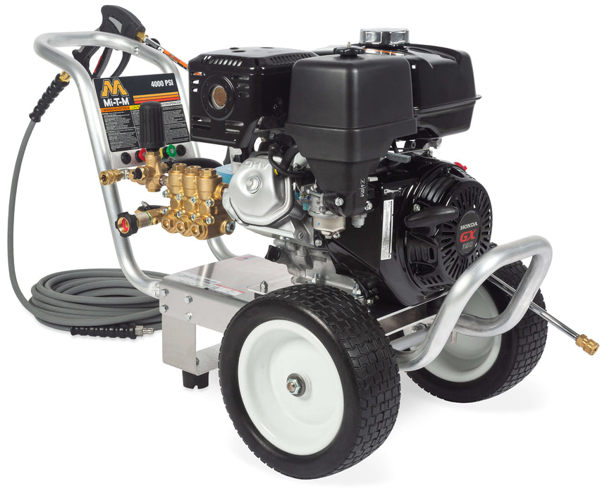 Mi-T-M CA Aluminum Series Cold Water Pressure Washer – CA-4004-1MCH, Gasoline Direct Drive