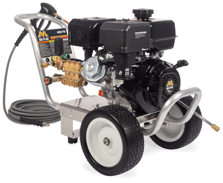 Mi-T-M CA Aluminum Series Cold Water Pressure Washer – CA-4004-1MCM, Gasoline Direct Drive