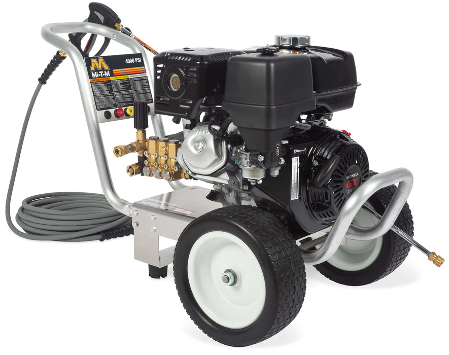 Mi-T-M Job Pro® Aluminum Series Cold Water Pressure Washer – CA-4004-PMAH, Gasoline Direct Drive