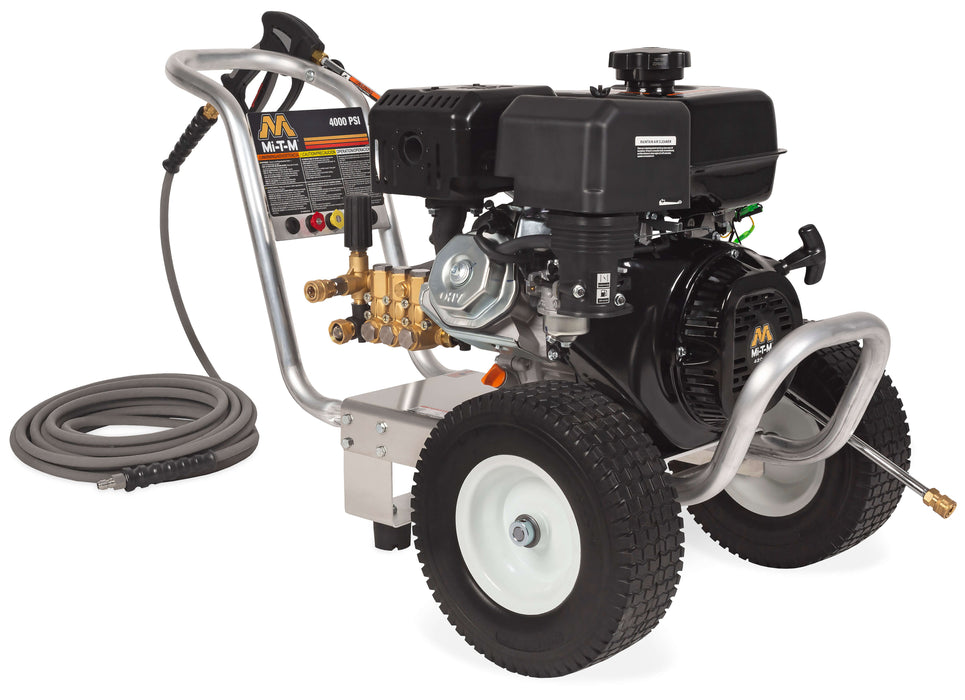 Mi-T-M Job Pro® Aluminum Series Cold Water Pressure Washer – CA-4004-PMAM, Gasoline Direct Drive