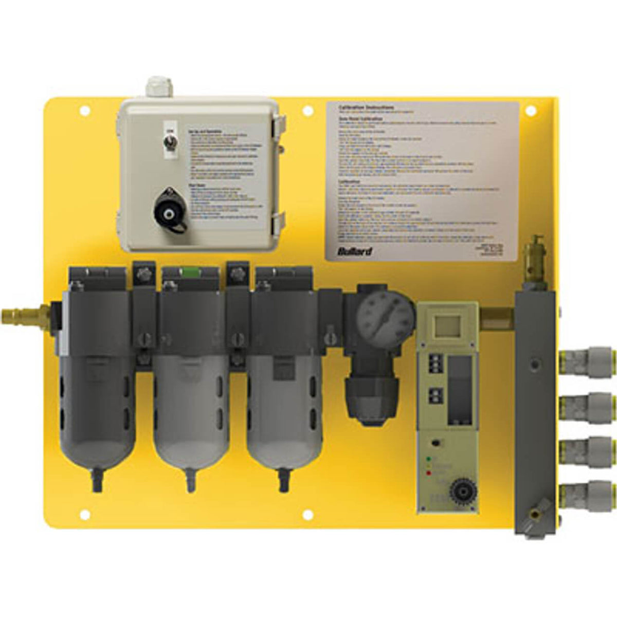 Bullard CAB50 Panel-Mount 50 CFM Air Filter & CO Monitor – 10 PPM Sens ...