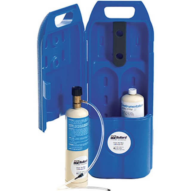 Bullard CAB CO Monitor Calibration Kit 34L – Zero Air & 10 PPM CO w/ Regulator, Tubing & Connector (~25 Calibrations, Hazmat Shipping)