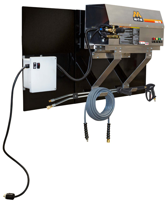 Mi-T-M CAW Aluminum Series Cold Water Pressure Washer – CAW-2004-0ME3, Electric Direct Drive (Wall-Mount)