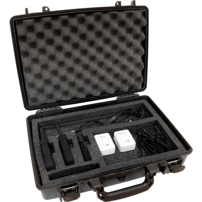 Bullard BCX Wireless Communication System – Dual Headset Kit w/ (2) COMBTMD, (2) AC Chargers, Protective Carry Case