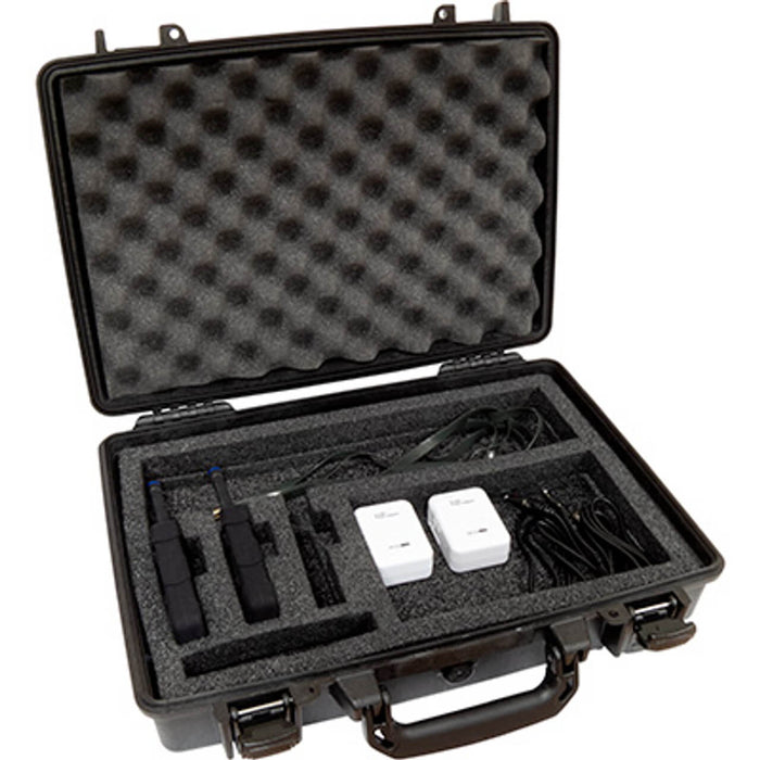 Bullard BCX Wireless Communication System – Dual Headset Kit w/ (2) COMBTMD, (2) AC Chargers, Protective Carry Case