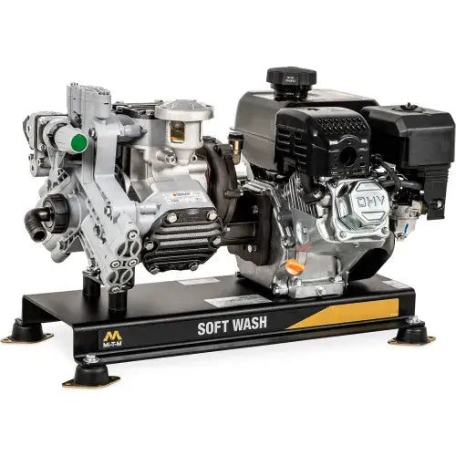 Mi-T-M CSW-0311-0MCME CSW Soft Wash Series Gasoline Direct Drive Pressure Washer – 300 PSI, 11 GPM, Electric Start