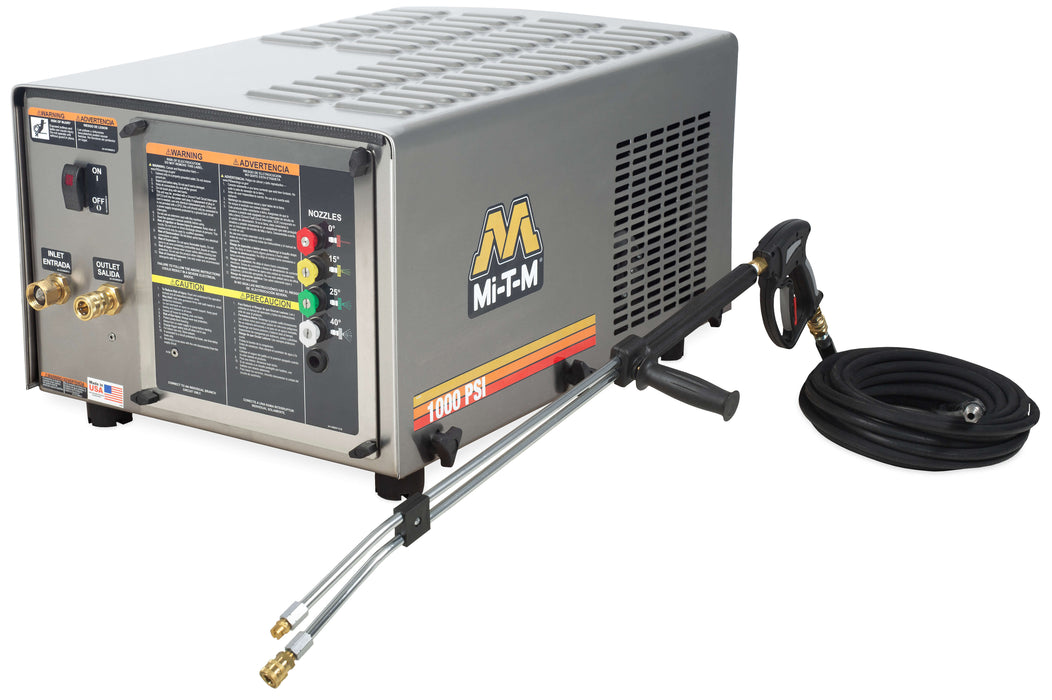 Mi-T-M CW Premium Series Cold Water Pressure Washer – CW-1003-SME1, Electric Belt Drive