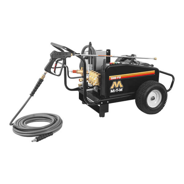 Mi-T-M CW Premium Series Cold Water Pressure Washer – CW-3005-0ME3, Electric Belt Drive
