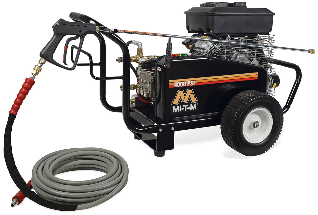 Mi-T-M CW Premium Series Cold Water Pressure Washer – CW-4004-5MV0, Gasoline Belt Drive