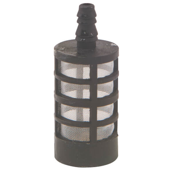 GP D40006 Chemical Strainer (Black) – No Check Valve | Injector Hose Strainer
