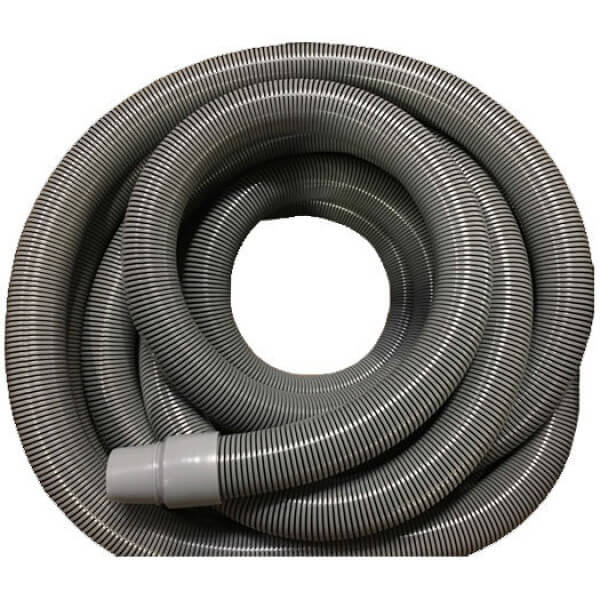 Hydro Tek DHV50 Heavy-Duty Ribbed Vacuum Hose – 2" x 50' w/ Cuffs